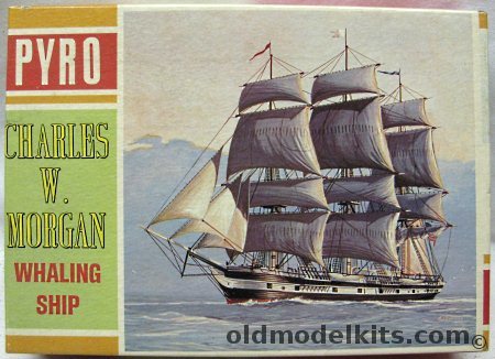 Pyro Charles W. Morgan Whaling Ship, C249-100 plastic model kit